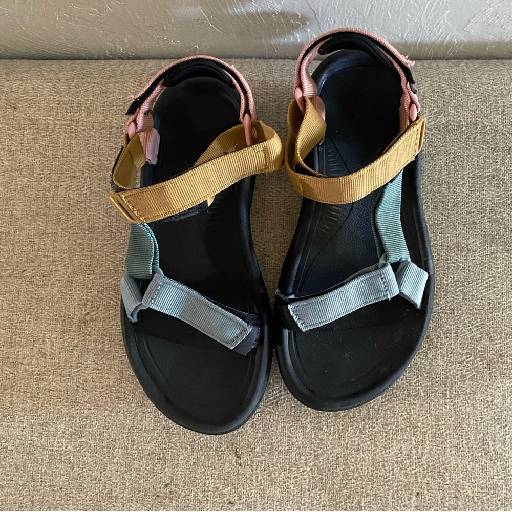 Teva: Multicolor Strappy Sandals